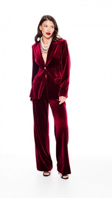 Elletto Костюм 5322 Вишня фото 4