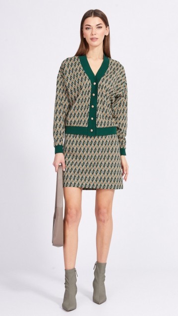 EOLA STYLE Комплект 2353 Бежевый + зеленый 