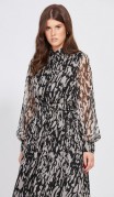 EOLA STYLE Платье 2461 Бежевый/ черный фото 4