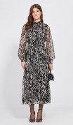 EOLA STYLE Платье 2461 Бежевый/ черный фото 2