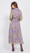 EOLA STYLE Платье 2461 Фиолетовый + салатовый фото 5