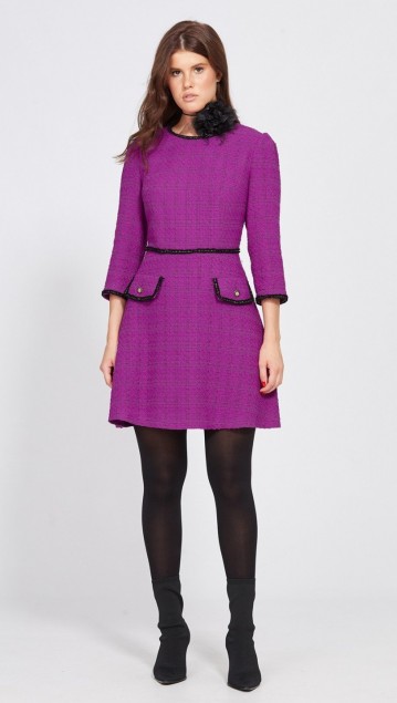 EOLA STYLE Платье 2494 Фуксия 