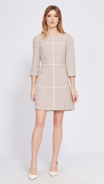 EOLA STYLE Платье 2554  Бежевый 