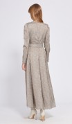 EOLA STYLE Платье 2559 Бежевый в цветы фото 6