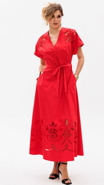 EOLA STYLE Платье 2820 Красный 