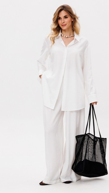 EOLA STYLE Брюки 2854 Молочный 