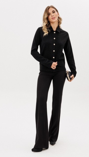 EOLA STYLE Брюки 2925-6 Черный меланж фото 3