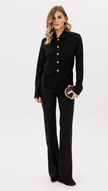 EOLA STYLE Брюки 2925-6 Черный меланж фото 4