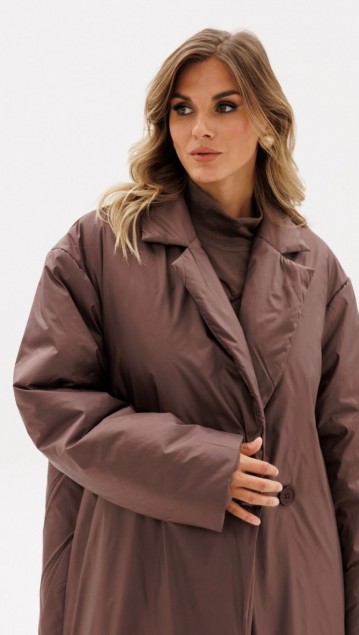 EOLA STYLE Пальто 2926 Какао фото 6 EOLA STYLE Пальто 2926 Какао фото 6