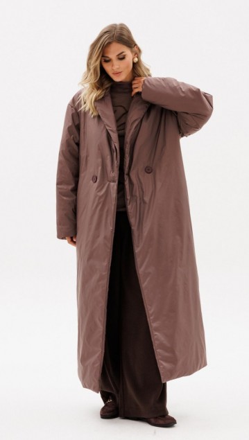 EOLA STYLE Пальто 2926 Какао  EOLA STYLE Пальто 2926 Какао