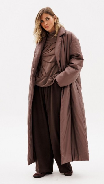 EOLA STYLE Пальто 2926 Какао фото 2 EOLA STYLE Пальто 2926 Какао фото 2