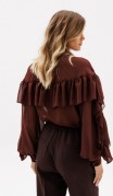 EOLA STYLE Блузка 2935 Шоколад фото 5
