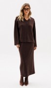 EOLA STYLE Костюм 2953 Шоколад фото 2