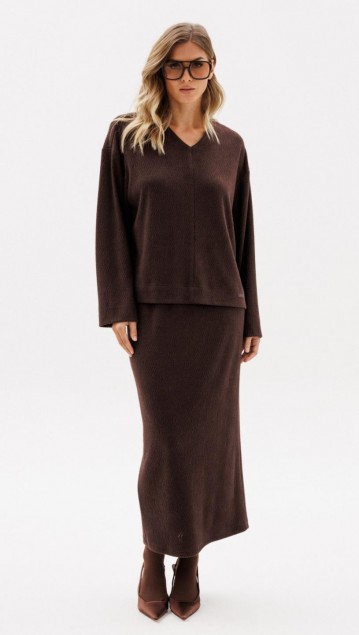 EOLA STYLE Костюм 2953 Шоколад 