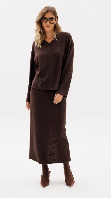 EOLA STYLE Костюм 2953 Шоколад фото 3