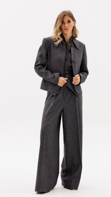 EOLA STYLE Брюки 2962 Темно-серый меланж 