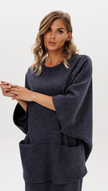 EOLA STYLE Джемпер 2969 Графит фото 4