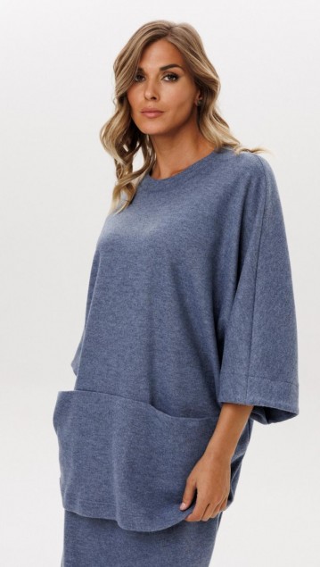 EOLA STYLE Джемпер 2969 Голубой 