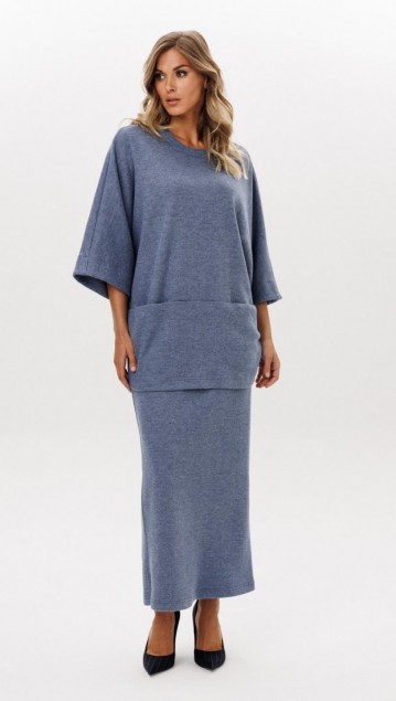 EOLA STYLE Юбка 2970 Голубой фото 3