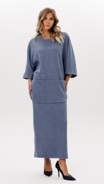 EOLA STYLE Юбка 2970 Голубой 