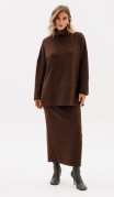 EOLA STYLE Юбка 2972 Темный шоколад фото 3