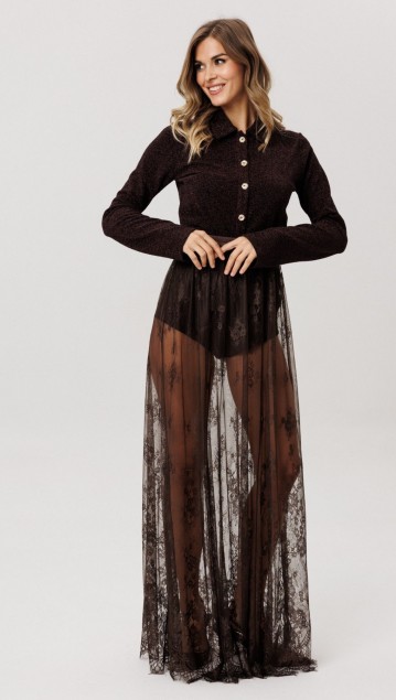 EOLA STYLE Джемпер 2995 Темный шоколад фото 5