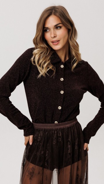 EOLA STYLE Джемпер 2995 Темный шоколад фото 4