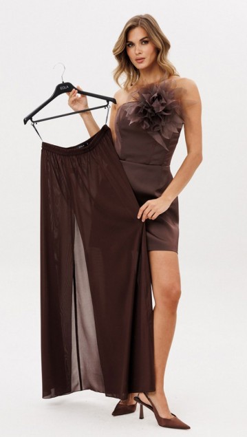 EOLA STYLE Юбка 3003 Коричневый фото 6