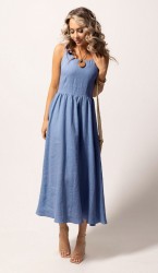  Платье 44036-1 Темно-голубой