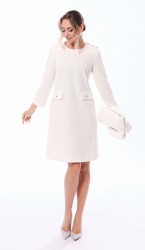  Платье 44082-3 Молочный