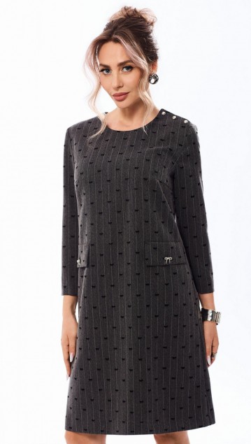 Golden Valley Платье 44082-3 Графит фото 4