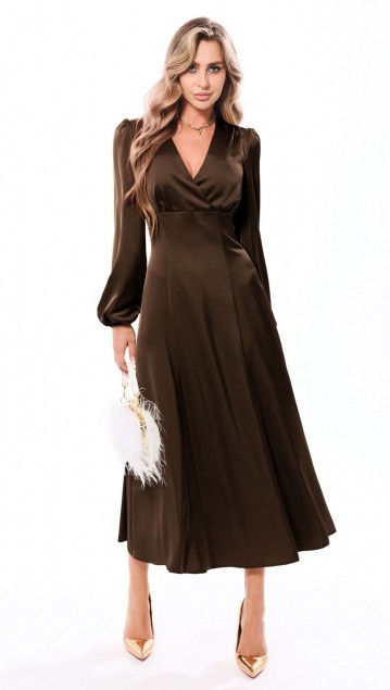Golden Valley Платье 44249 Коричневый 