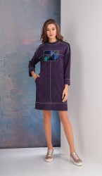  Платье 4509 Фиолетовые тона