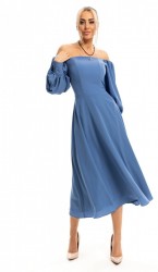  Платье 4883  Голубой