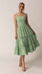  Платье 4987-1 Светло-зеленый