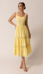  Платье 4987-1  Желтый