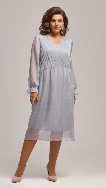 IVA Платье 1428 серый 