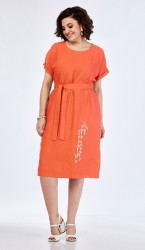  Платье 3108 Оранжевый