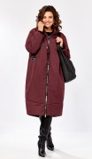 Lady Secret Пальто 5018-1 Бордовый фото 6