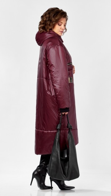 Lady Secret Пальто 5018-1 Винный фото 4