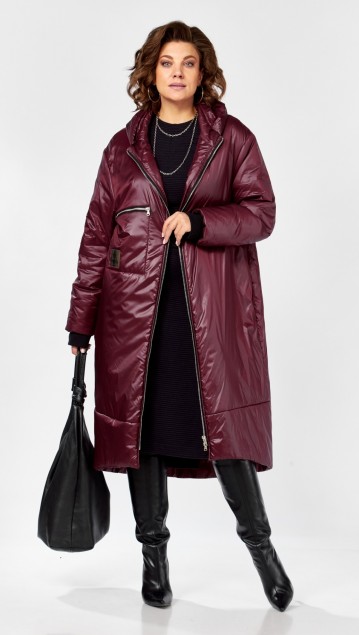 Lady Secret Пальто 5018-1 Винный фото 5