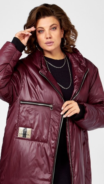 Lady Secret Пальто 5018-1 Винный фото 6