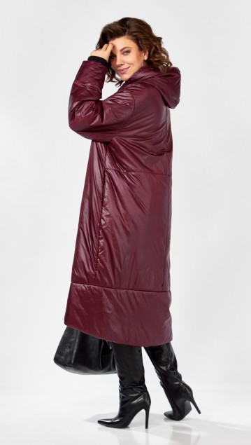 Lady Secret Пальто 5018-1 Винный фото 3