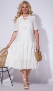 Лилиана Платье 1185 Белый фото 2