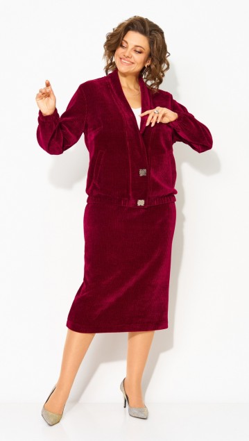Лилиана Костюм 1487 Винный 