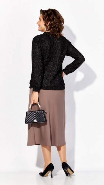 Лилиана Джемпер 1494 Черный фото 5