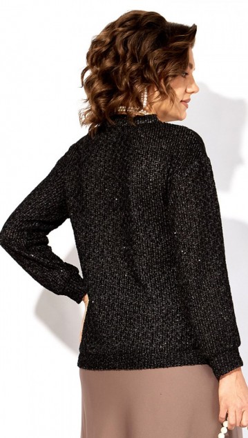 Лилиана Джемпер 1494 Черный фото 3