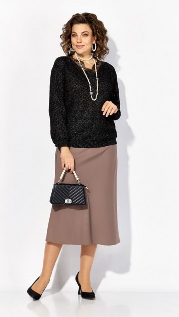 Лилиана Джемпер 1494 Черный фото 4