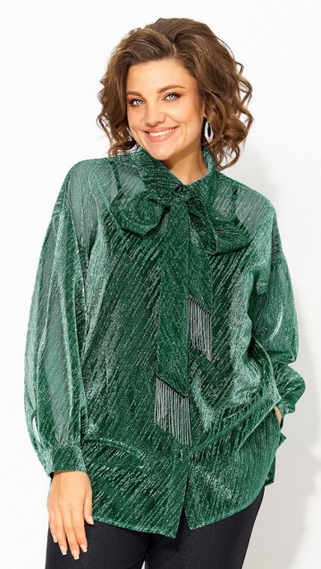 Лилиана Костюм 1496БрПн Изумруд+черный фото 2