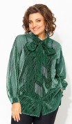 Лилиана Блузка 1496 Изумруд фото 2